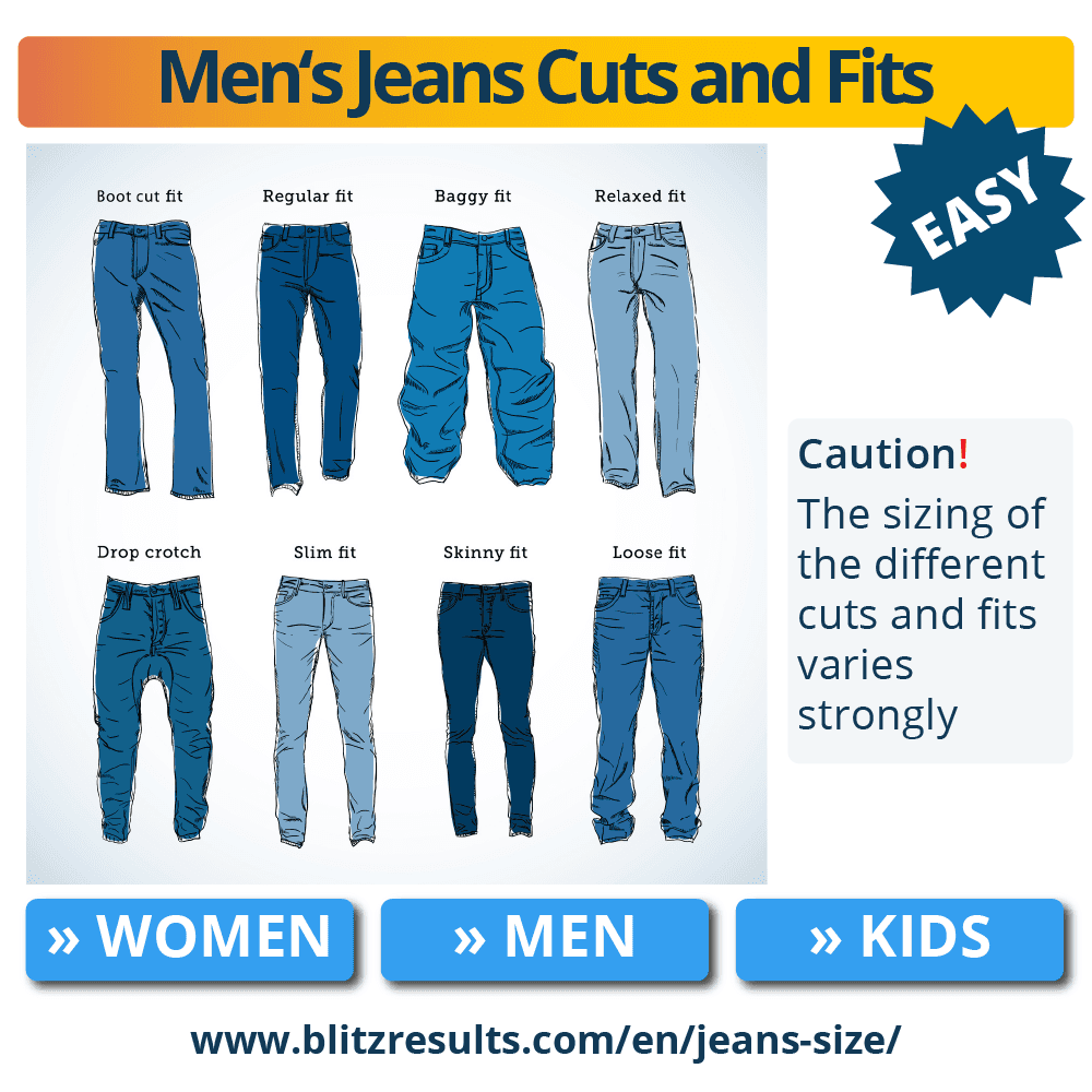 womens jean sizes to men's