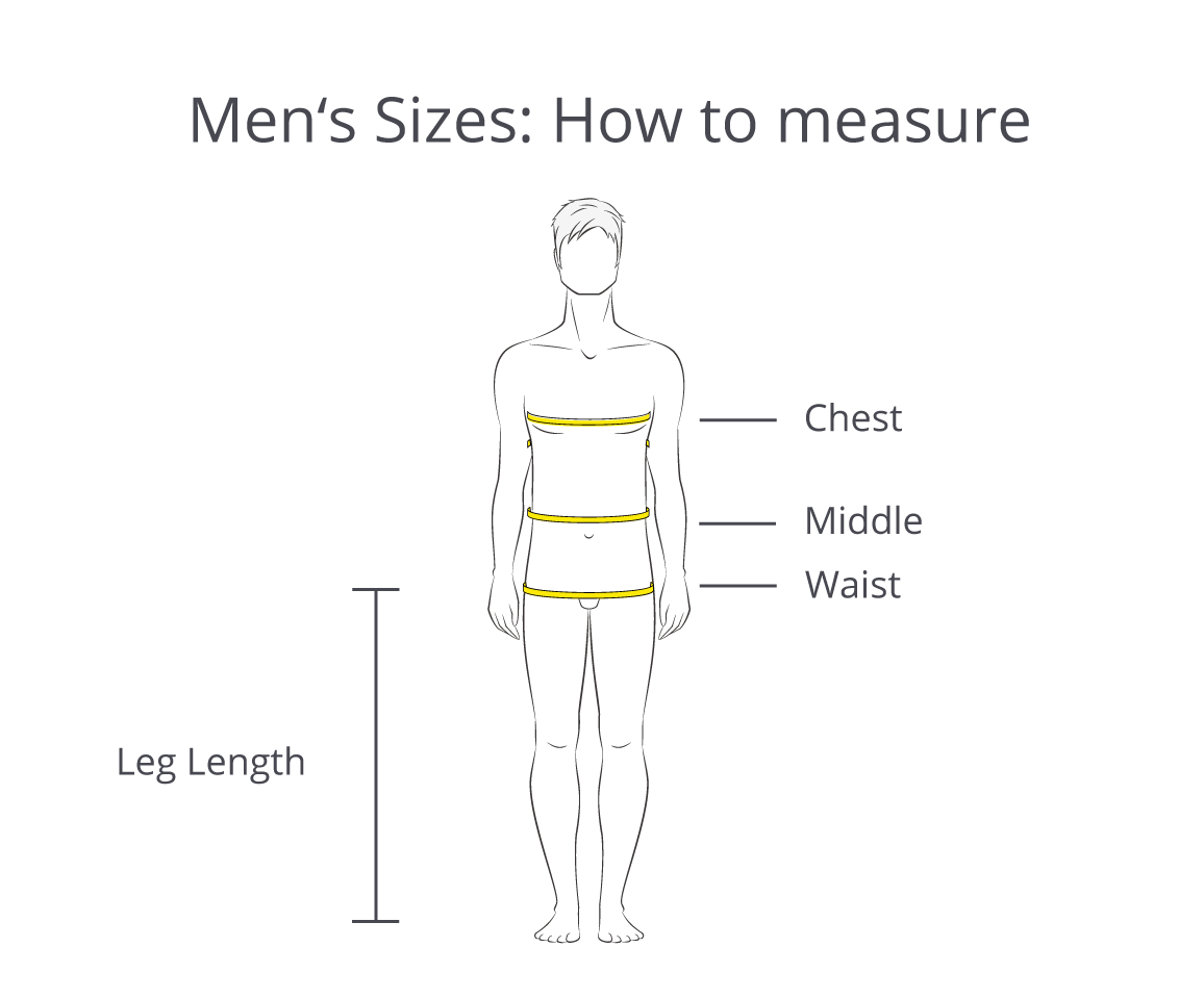 Mens size guide uk trousers